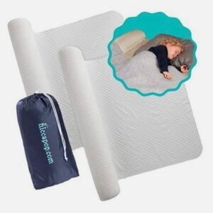 Hiccapop White Bed Bumpers